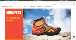 Desktop Screenshot of merrell.com.mx